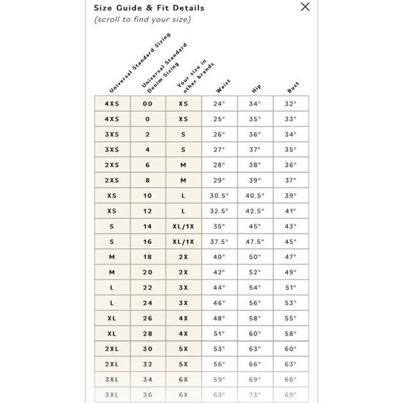 UNIVERSAL STANDARD Next-to-Naked Bodyshort Black NEW Athleisure Size Large 3X - Picture 13 of 13